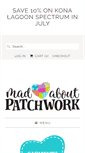 Mobile Screenshot of madaboutpatchwork.com